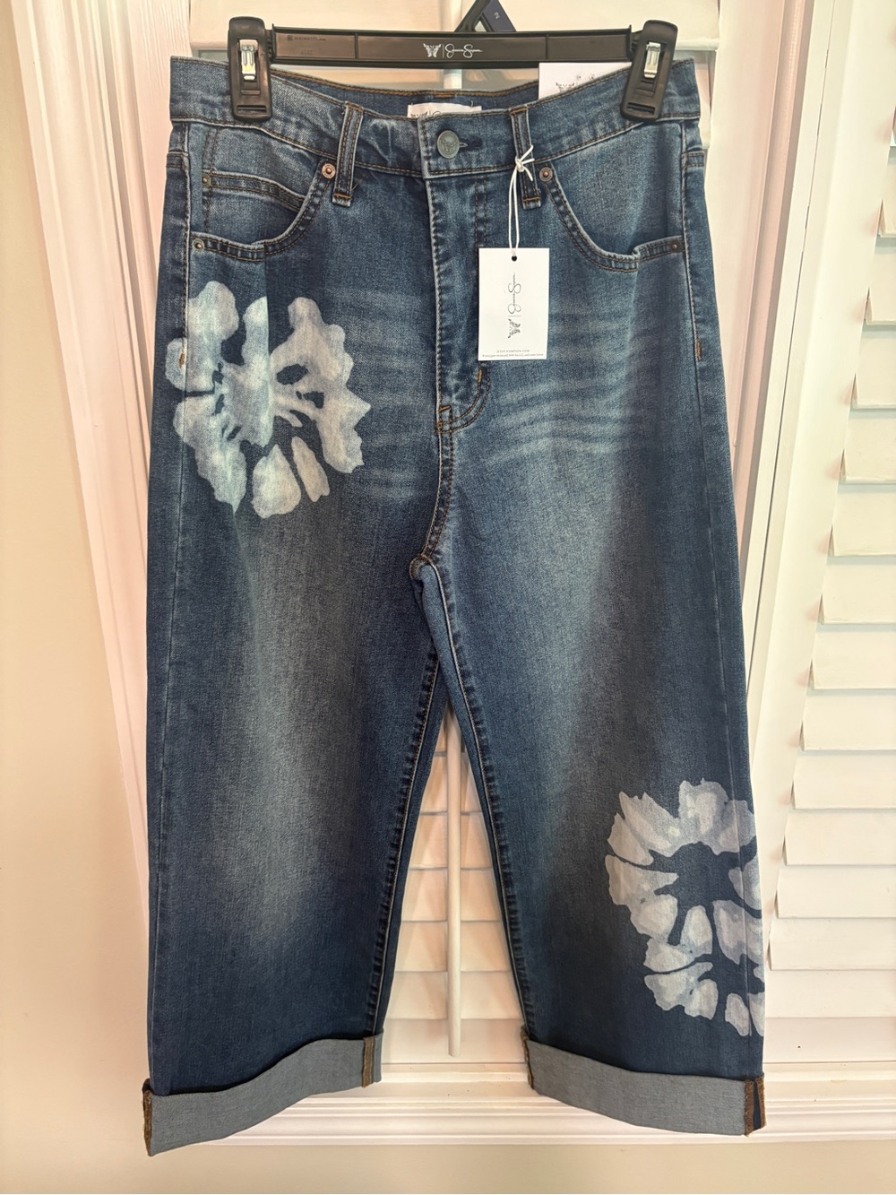 Jessica Simpson Zinnia Wide Leg Boyfriend Jeans Size 2